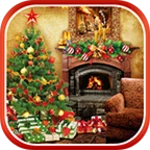 christmas wallpaper android application logo